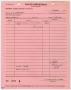 Primary view of [Receipt by Property Clerk for Postcards]
