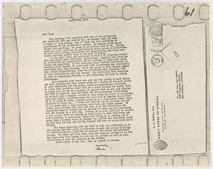 Primary view of object titled '[Letter From E. J. Murret to Lee Harvey Oswald, August 22, 1963]'.