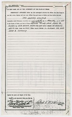 Primary view of object titled '[Affidavit General by Robert E. McKinney #2]'.