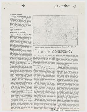 Primary view of object titled '[Magazine Article by Hugh Aynesworth]'.