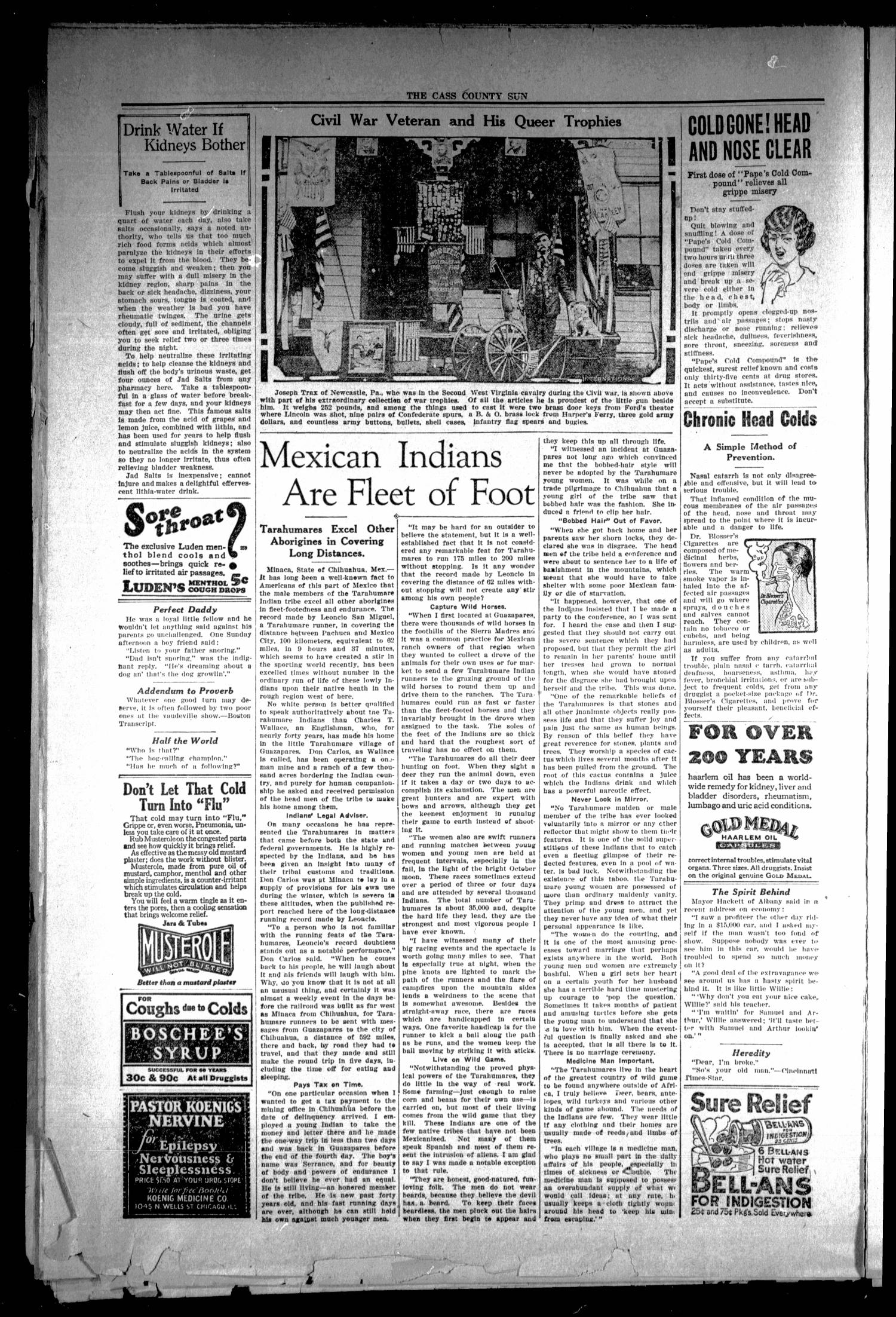 The Cass County Sun (Linden, Tex.), Vol. 52, No. 5, Ed. 1 Tuesday, February 1, 1927
                                                
                                                    [Sequence #]: 2 of 8
                                                