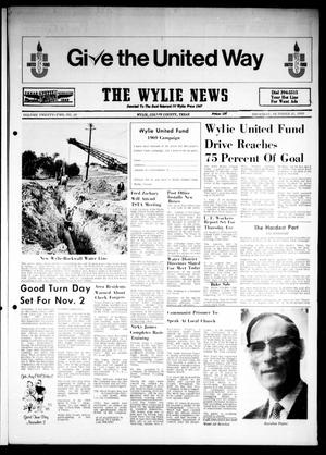 Primary view of object titled 'The Wylie News (Wylie, Tex.), Vol. 22, No. 20, Ed. 1 Thursday, October 23, 1969'.