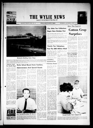 Primary view of object titled 'The Wylie News (Wylie, Tex.), Vol. 22, No. 18, Ed. 1 Thursday, October 9, 1969'.