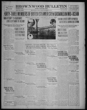 Primary view of object titled 'Brownwood Bulletin (Brownwood, Tex.), Vol. 20, No. 56, Ed. 1 Friday, December 19, 1919'.