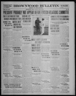 Primary view of object titled 'Brownwood Bulletin (Brownwood, Tex.), No. 226, Ed. 1 Tuesday, July 15, 1919'.
