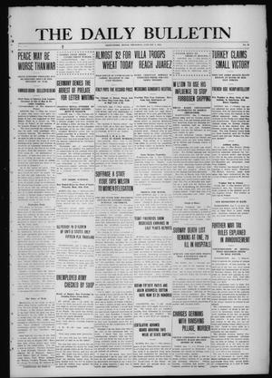 Primary view of object titled 'The Daily Bulletin (Brownwood, Tex.), Vol. 14, No. 71, Ed. 1 Thursday, January 7, 1915'.