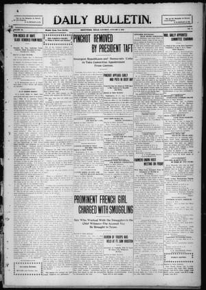 Primary view of object titled 'Daily Bulletin. (Brownwood, Tex.), Vol. 10, No. 71, Ed. 1 Saturday, January 8, 1910'.
