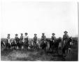 Thumbnail image of item number 1 in: '[Crews Ranch Cowboys, Early 1900's]'.