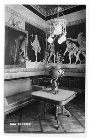 Primary view of object titled 'Postcard of a game room'.