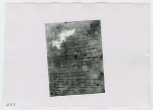 Primary view of object titled '[Note in Russian, Photograph #2]'.