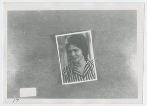 Primary view of object titled '[Scrapbook Photo of Woman]'.