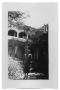 Primary view of [Photograph of Marie Burkhalter Standing in Courtyard]