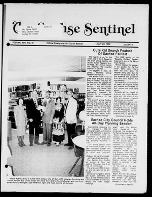 Primary view of object titled 'The Sachse Sentinel (Sachse, Tex.), Vol. 17, No. 31, Ed. 1 Tuesday, July 28, 1992'.