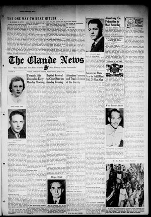 Primary view of object titled 'Claude News (Claude, Tex.), Vol. 52, No. 42, Ed. 1 Friday, June 13, 1941'.