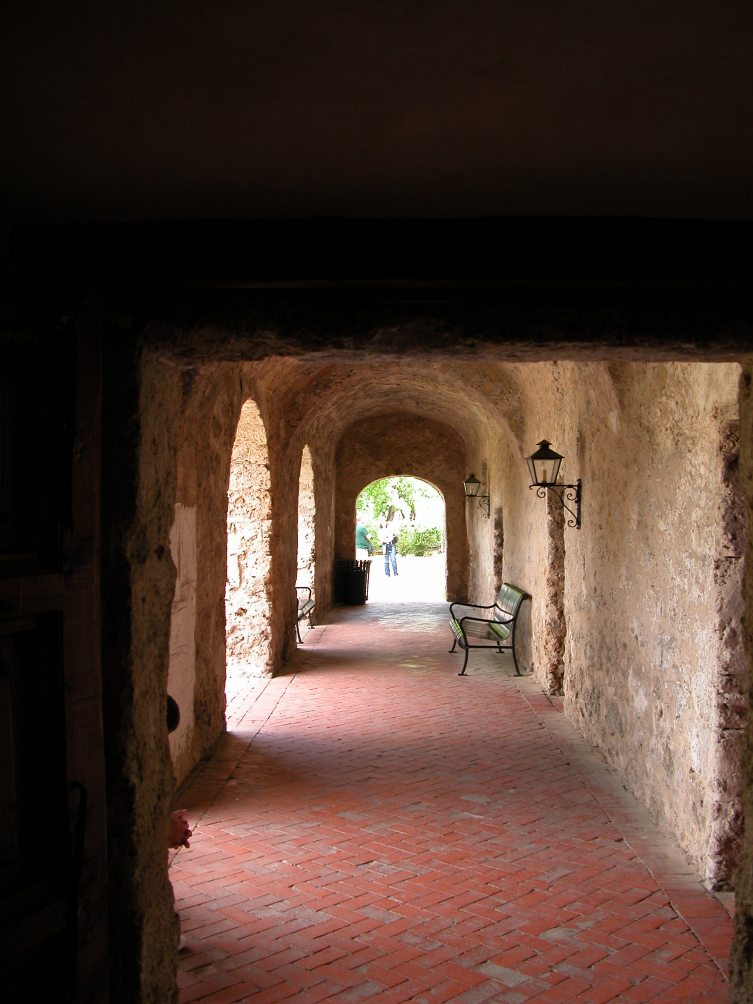 Arched walkway at Mission Concepción
                                                
                                                    [Sequence #]: 1 of 1
                                                