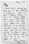 Primary view of [Mother's day note from Helen Marion Scott Dickson to Carolyn Street Scott]