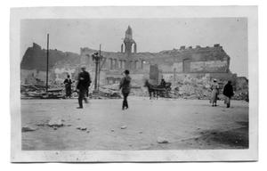 Primary view of object titled '[Paris, Texas after the 1916 fire]'.