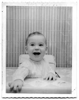 Primary view of object titled 'Ray Delphenis as a baby'.