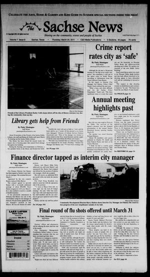 Primary view of object titled 'The Sachse News (Sachse, Tex.), Vol. 7, No. 9, Ed. 1 Thursday, March 24, 2011'.