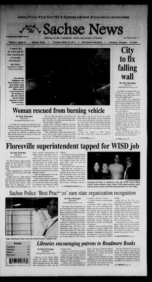 Primary view of object titled 'The Sachse News (Sachse, Tex.), Vol. 7, No. 10, Ed. 1 Thursday, March 31, 2011'.