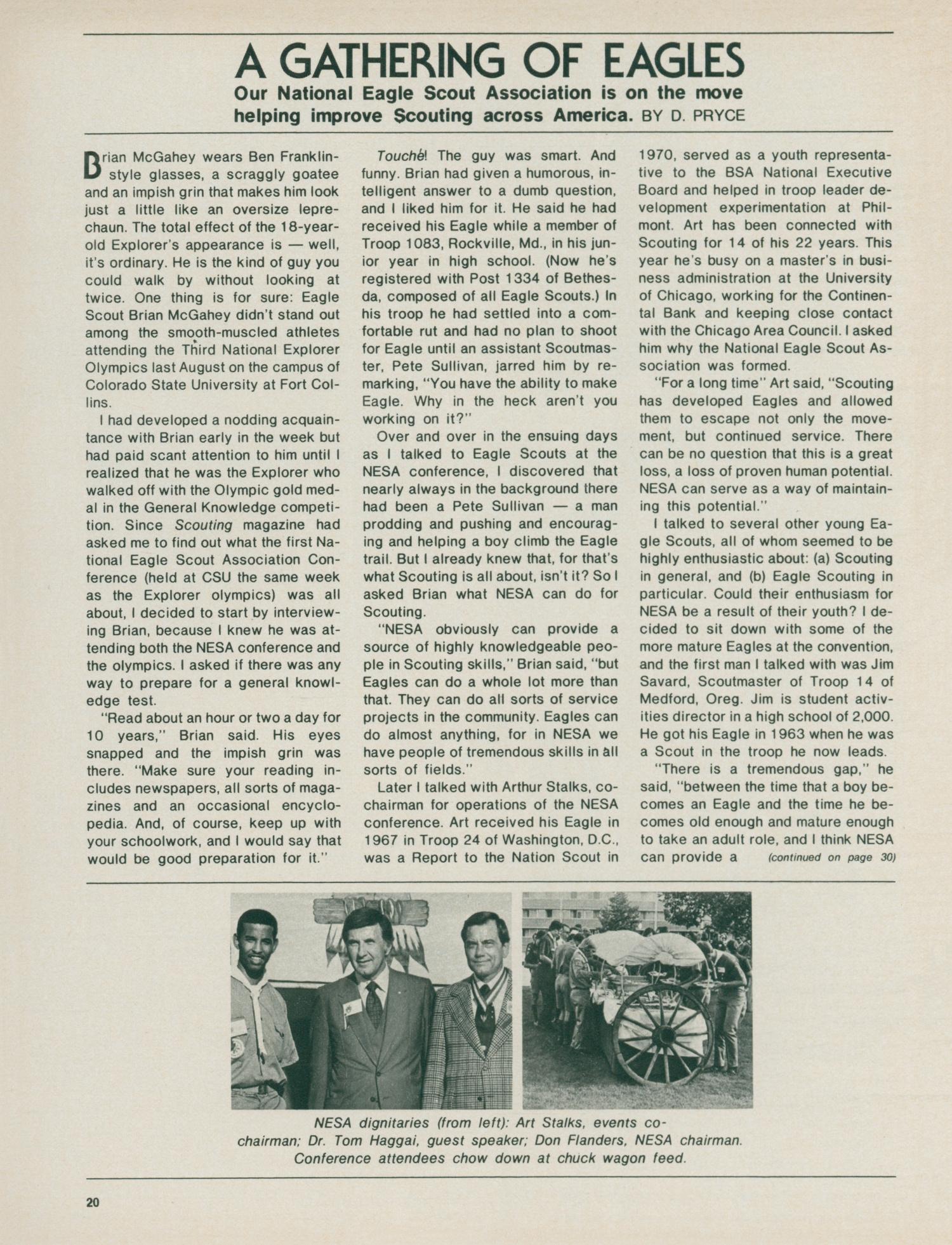 Scouting, Volume 63, Number 3, May-June 1975
                                                
                                                    20
                                                