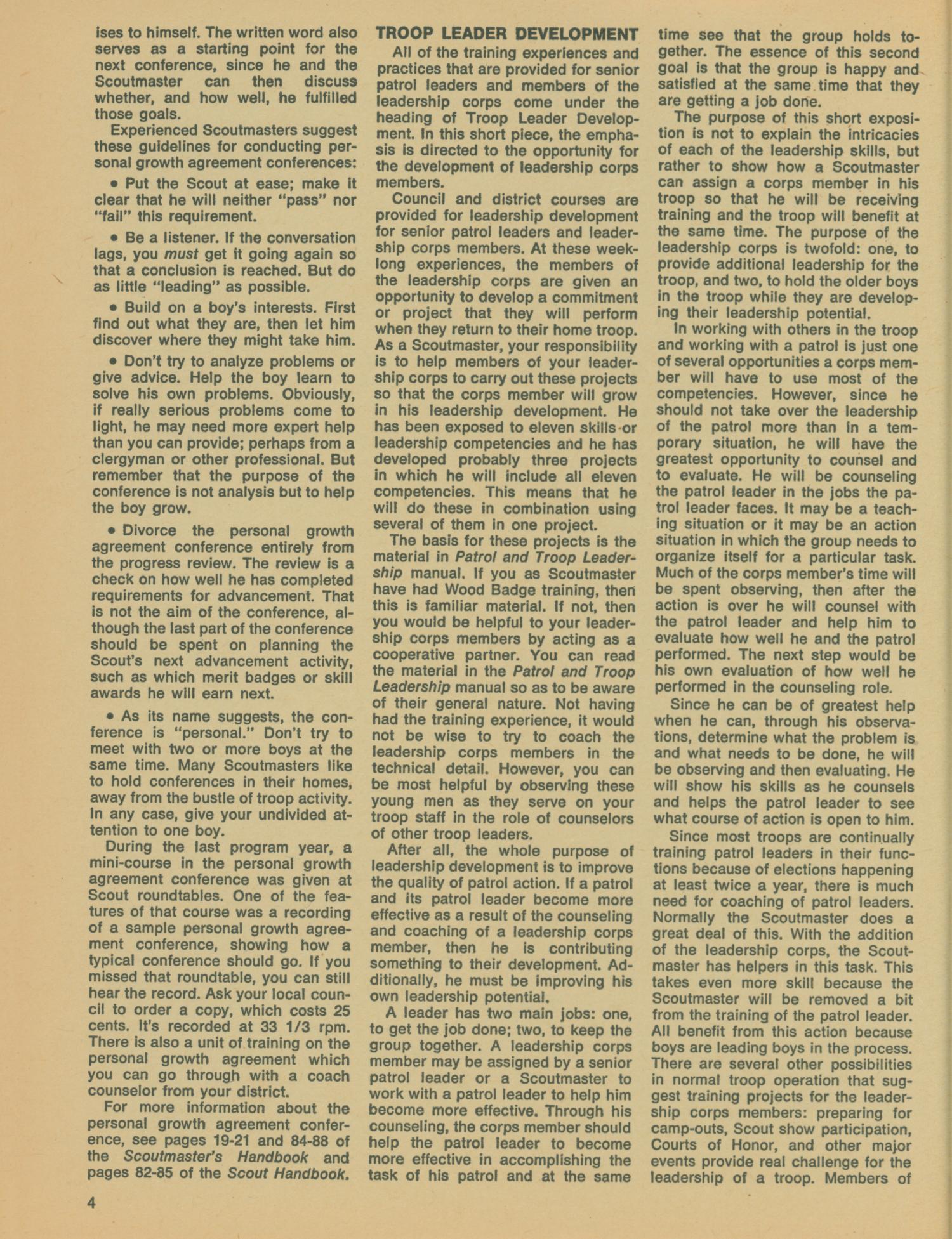 Scouting, Volume 61, Number [6], September 1973
                                                
                                                    4
                                                