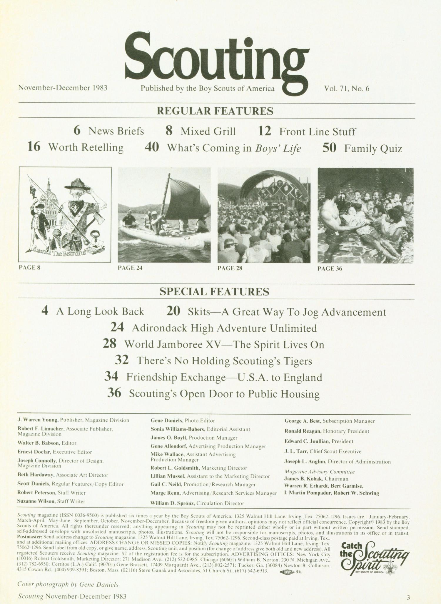 Scouting, Volume 71, Number 6, November-December 1983
                                                
                                                    3
                                                