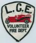 Physical Object: [L. C. E. Volunteer Fire Department Patch]