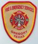 Physical Object: [Gregory, Texas Fire Department Patch]