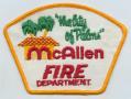 Physical Object: [McAllen, Texas Fire Department Patch]