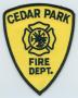 Thumbnail image of item number 1 in: '[Cedar Park, Texas Fire Department Patch]'.