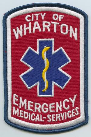 Primary view of object titled '[Wharton, Texas Emergency Medical Services Patch]'.