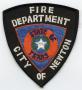 Physical Object: [Newton, Texas Fire Department Patch]