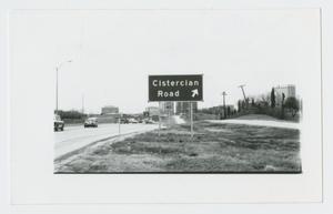Primary view of object titled '[Cistercian Highway Exit Sign]'.