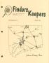 Journal/Magazine/Newsletter: Finders Keepers, Volume 12, Number 1, Spring 1995