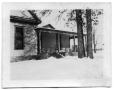 Photograph: Portrait of the Scrivner house covered in snow