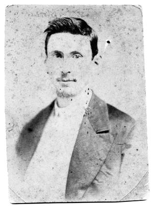 Primary view of object titled 'Portrait of Theo Scrivner Sr. as a young man'.