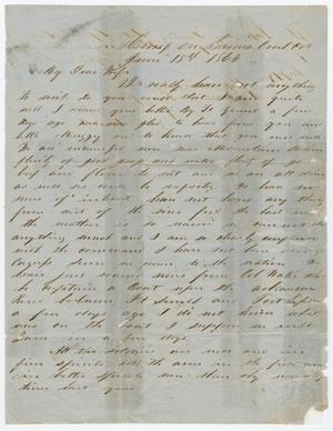 [Letter from Joseph A. Carroll to Celia Carroll, June 18, 1864]