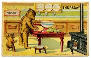 Primary view of object titled '[Bears on Thursday]'.