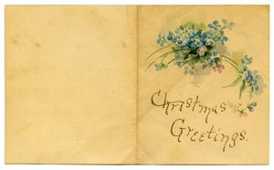 Primary view of object titled 'Christmas Greetings'.