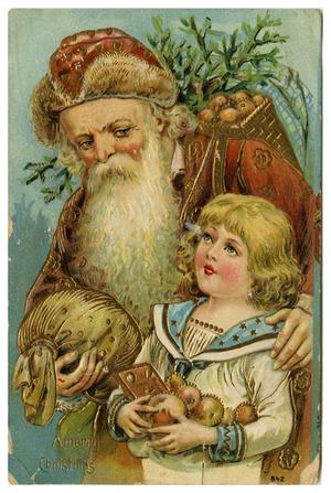 Primary view of object titled '[Santa and Child]'.