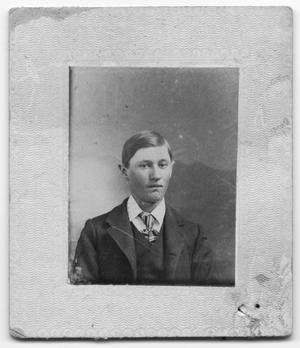 Primary view of object titled 'Young Man in Suit'.