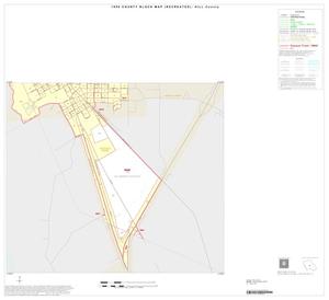 Primary view of object titled '1990 Census County Block Map (Recreated): Hill County, Inset F02'.