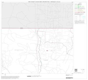 Primary view of object titled '1990 Census County Block Map (Recreated): Crockett County, Block 5'.