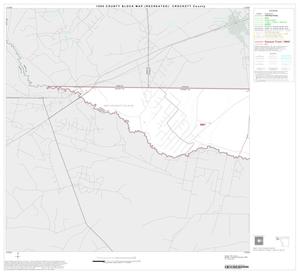 Primary view of object titled '1990 Census County Block Map (Recreated): Crockett County, Block 1'.