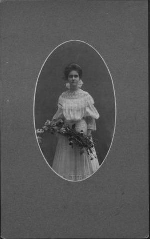 Primary view of object titled '[Ada Wessendorff as a teenager (about 16 yrs old).]'.