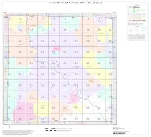 Primary view of object titled '1990 Census County Block Map (Recreated): Dallas County, Index'.
