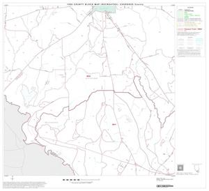 Primary view of object titled '1990 Census County Block Map (Recreated): Cherokee County, Block 18'.