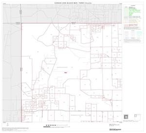 Primary view of object titled '2000 Census County Block Map: Terry County, Block 1'.