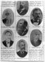 Primary view of 1903 newspaper clipping of several portraits